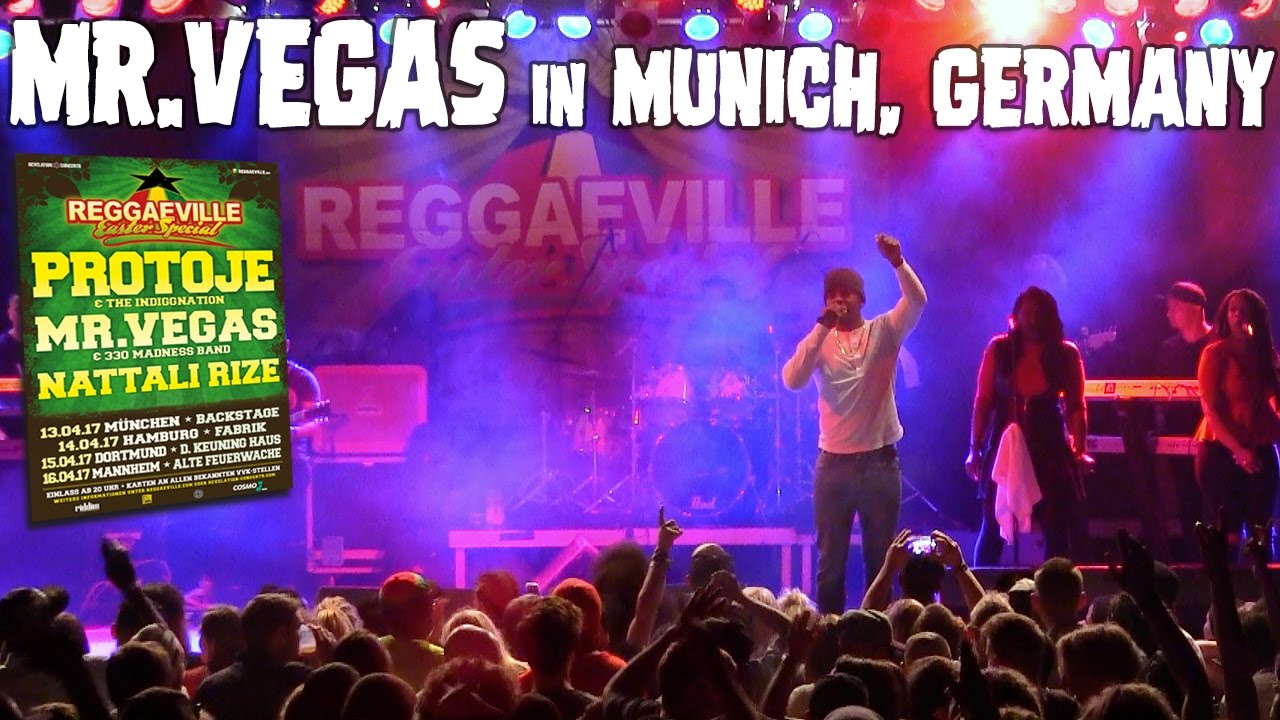 Mr. Vegas in Munich, Germany @ Reggaeville Easter Special 2017 [4/13/2017]