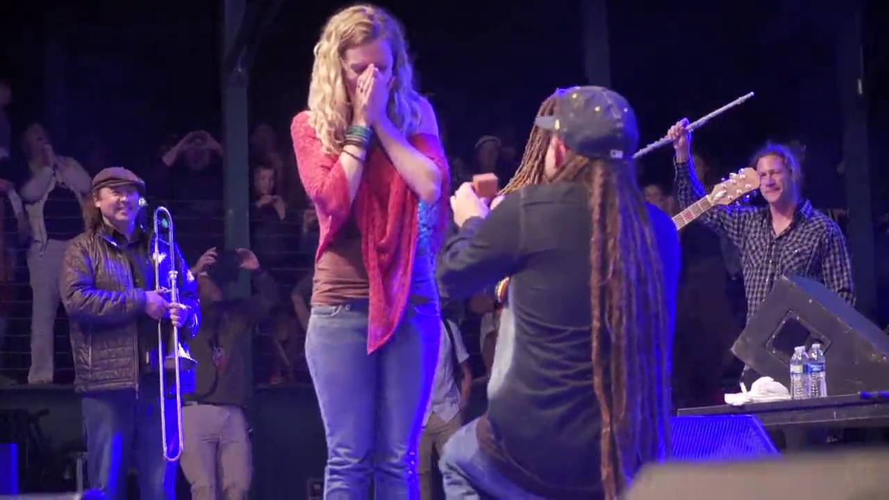 Jah Sun proposes at Reggae on the River 2016 [8/6/2016]