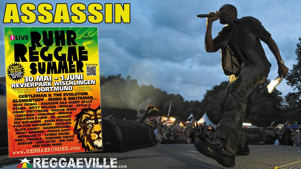 Assassin - Badmind People @ Ruhr Reggae Summer - Dortmund 2014 [5/31/2014]