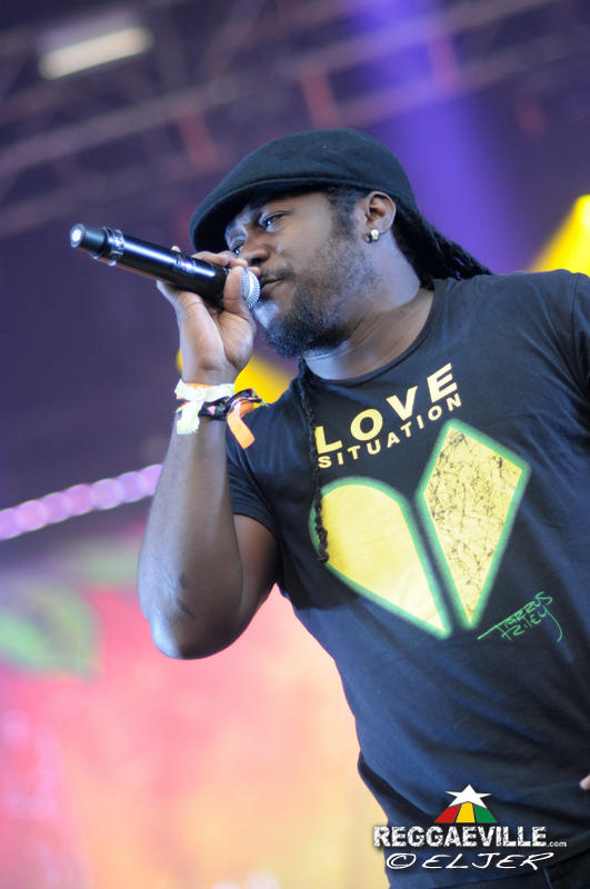 Alaine with Dean Fraser @ Rototom Sunsplash 2016