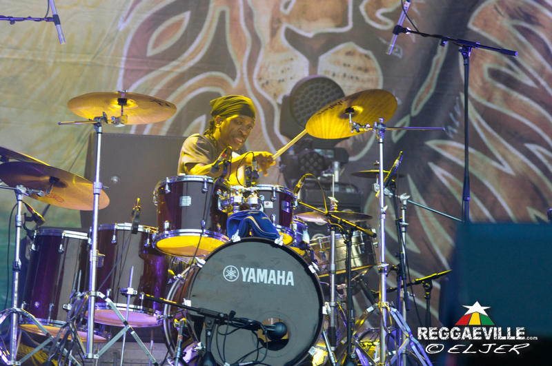 Alaine with Dean Fraser @ Rototom Sunsplash 2016