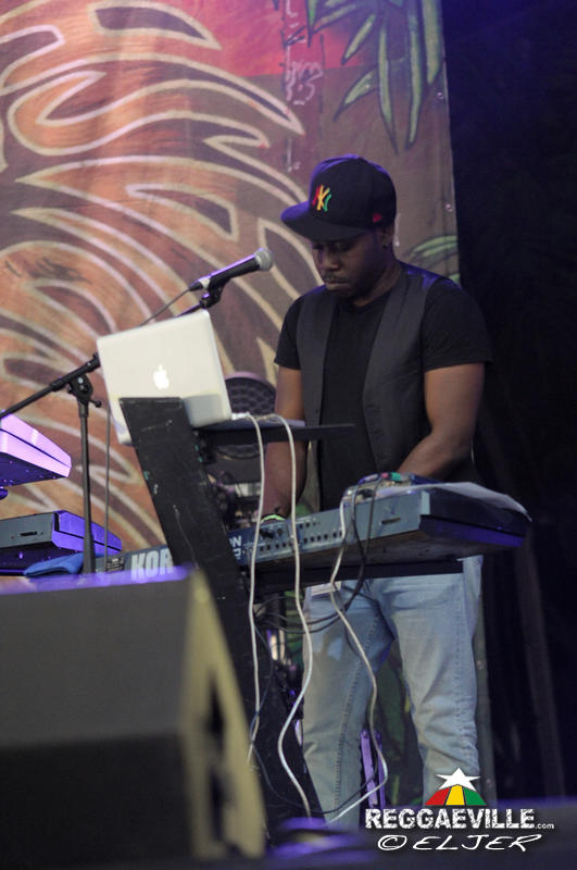 Alaine with Dean Fraser @ Rototom Sunsplash 2016