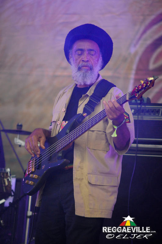 Alaine with Dean Fraser @ Rototom Sunsplash 2016