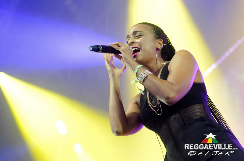 Alaine with Dean Fraser @ Rototom Sunsplash 2016