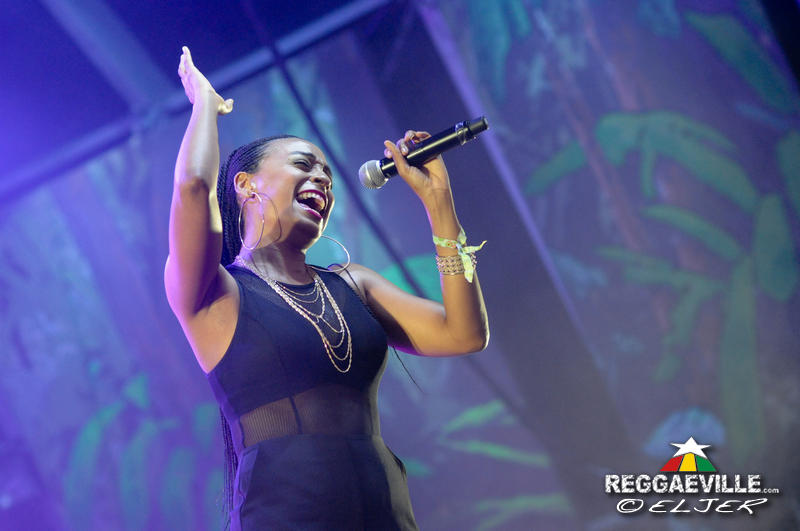 Alaine with Dean Fraser @ Rototom Sunsplash 2016