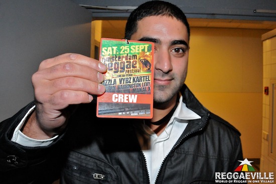 Backstage @ Amsterdam Reggae Festival 2011