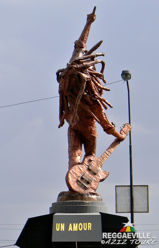Bob Marley Statue in Addis Ababa, Ethiopia