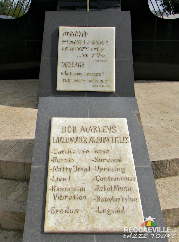 Bob Marley Statue in Addis Ababa, Ethiopia