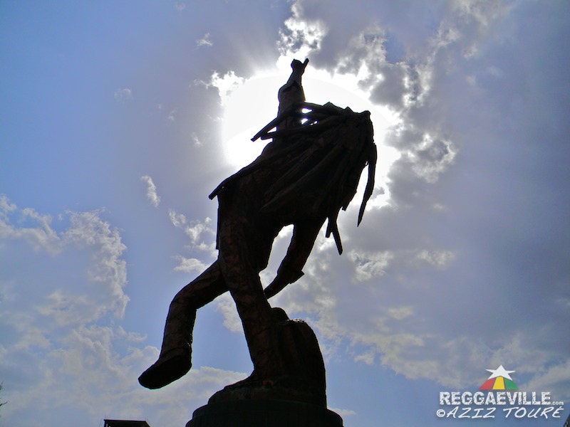 Bob Marley Statue in Addis Ababa, Ethiopia