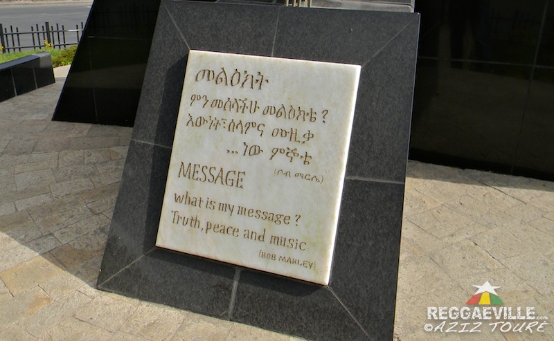 Bob Marley Statue in Addis Ababa, Ethiopia