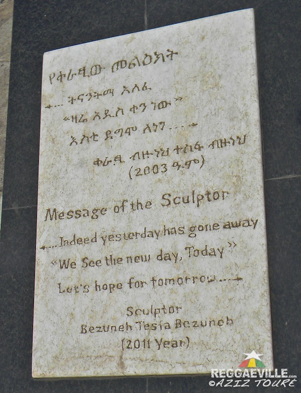 Bob Marley Statue in Addis Ababa, Ethiopia