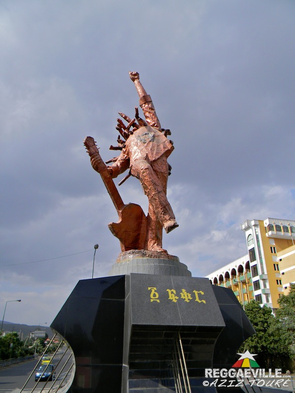 Bob Marley Statue in Addis Ababa, Ethiopia