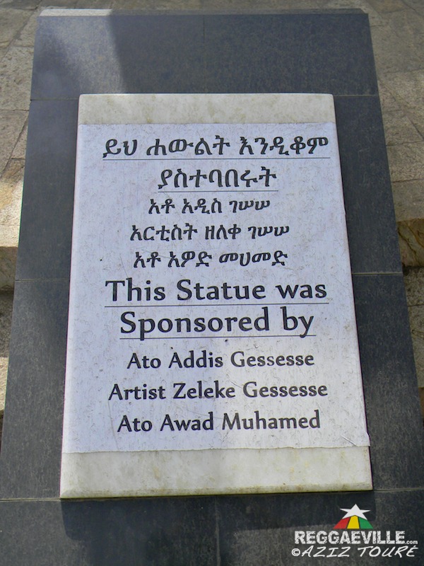Bob Marley Statue in Addis Ababa, Ethiopia