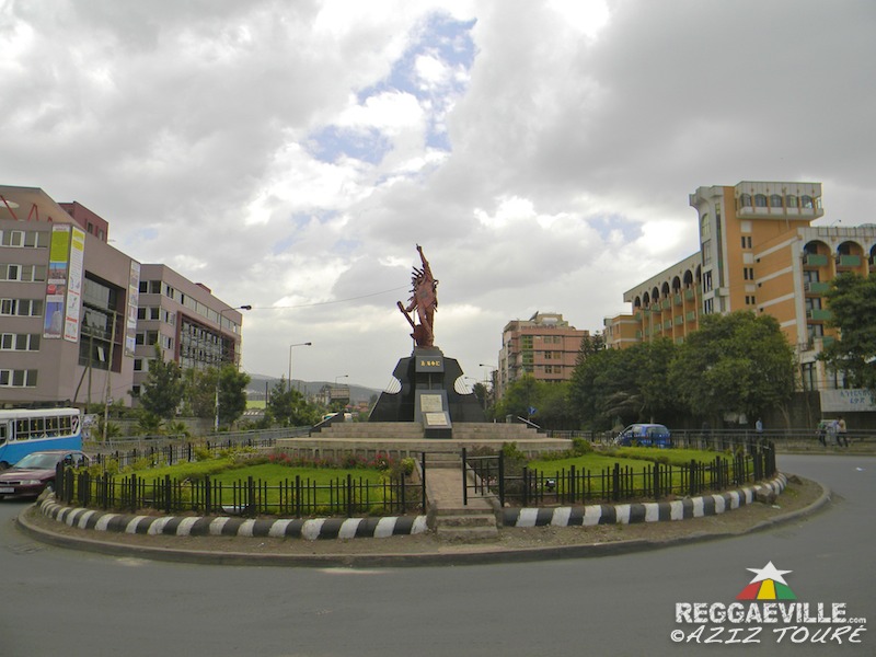 Bob Marley Statue in Addis Ababa, Ethiopia