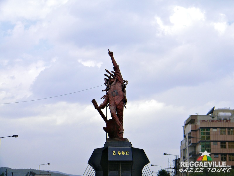 Bob Marley Statue in Addis Ababa, Ethiopia