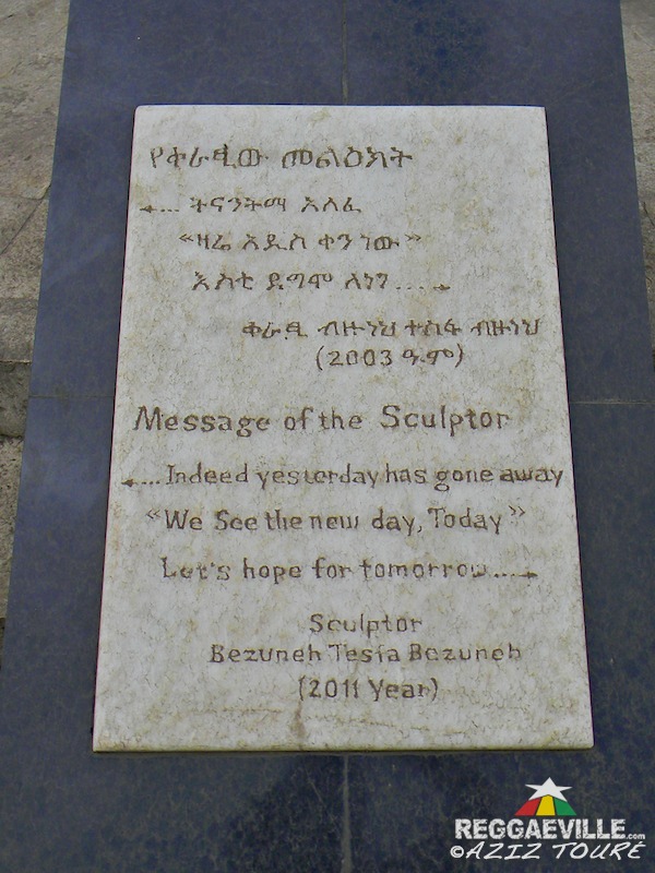 Bob Marley Statue in Addis Ababa, Ethiopia