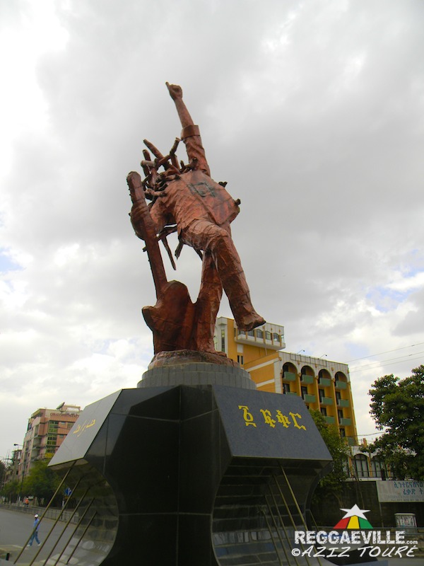 Bob Marley Statue in Addis Ababa, Ethiopia