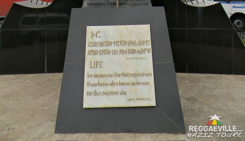 Bob Marley Statue in Addis Ababa, Ethiopia