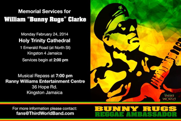 Bunny Rugs - Musical Repass in Kingston, Jamaica