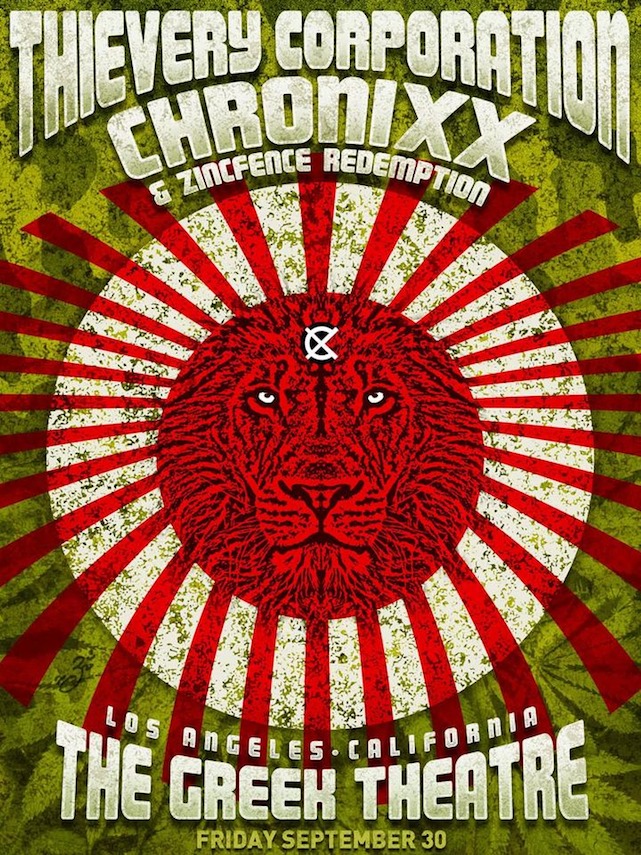 Thievery Corporation & Chronixx @ The Greek Theatre in Los Angeles, CA