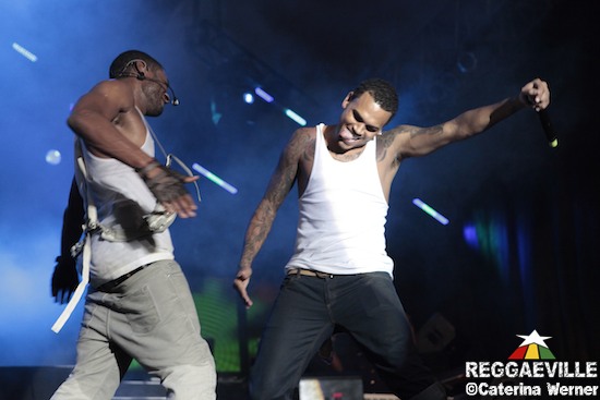 Elephant Man joins Usher & Chris Brown @ Reggae Sumfest