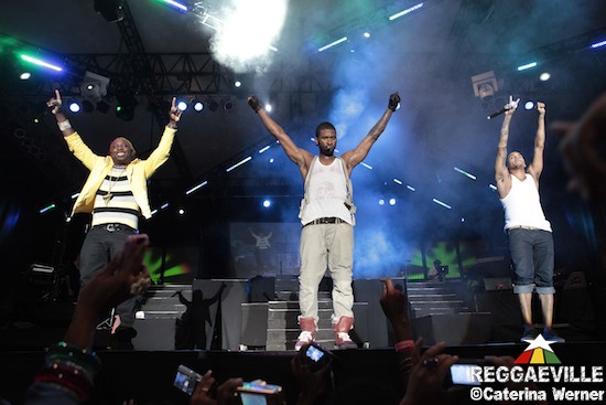 Elephant Man joins Usher & Chris Brown @ Reggae Sumfest