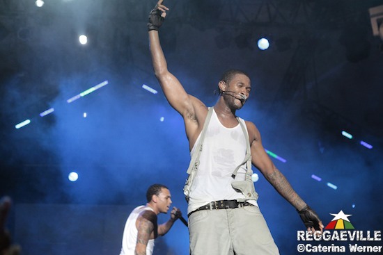Elephant Man joins Usher & Chris Brown @ Reggae Sumfest