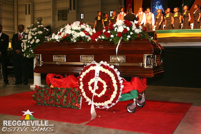 Gregory Isaacs Funeral in Kingston, Jamaica @ National Arena