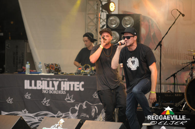 iLLBiLLY HiTEC with Longfingah & Kinetical @ Reggae Jam 2016