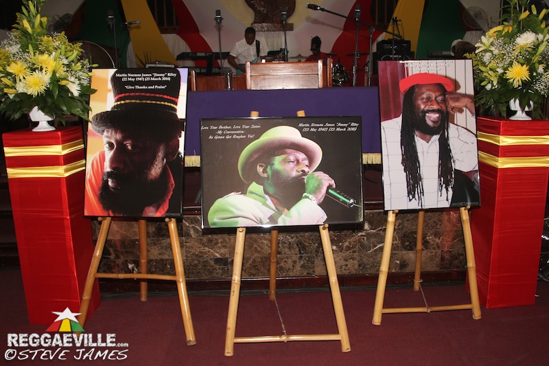 Jimmy Riley - Funeral Service in Kingston, Jamaica @ Webster Memorial United Church