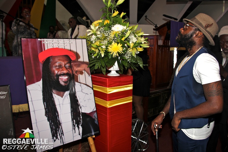Jimmy Riley - Funeral Service in Kingston, Jamaica @ Webster Memorial United Church