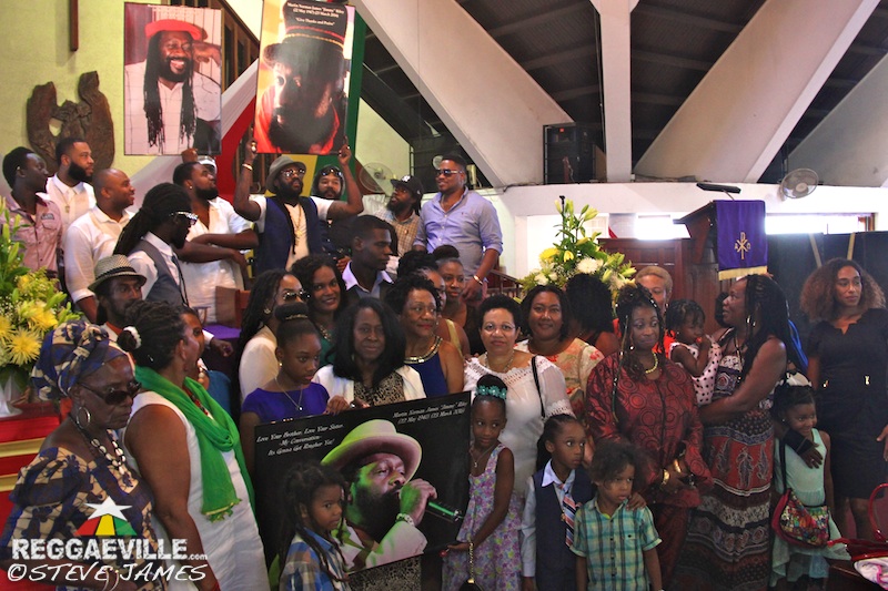 Jimmy Riley - Funeral Service in Kingston, Jamaica @ Webster Memorial United Church