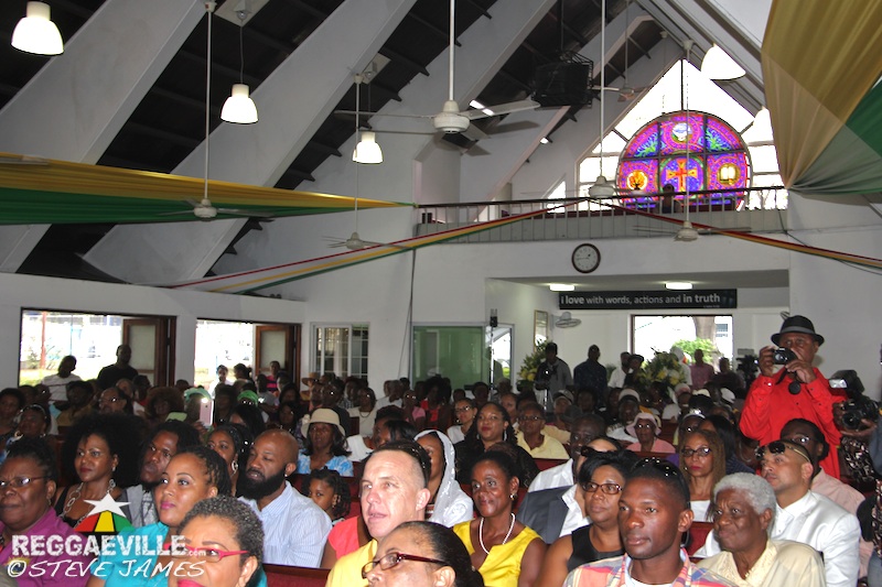 Jimmy Riley - Funeral Service in Kingston, Jamaica @ Webster Memorial United Church