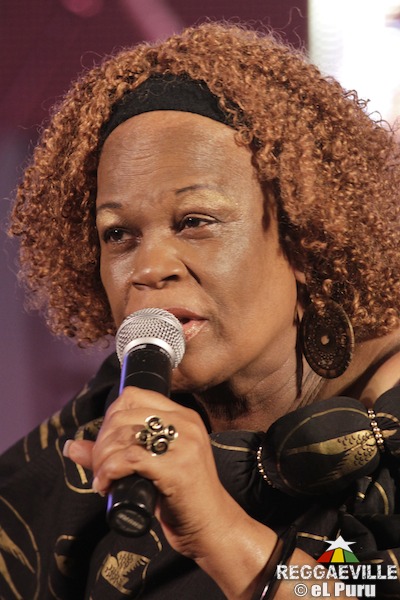 Photos Judy Mowatt in Kingston, Jamaica Emancipation Park 2/5/2012