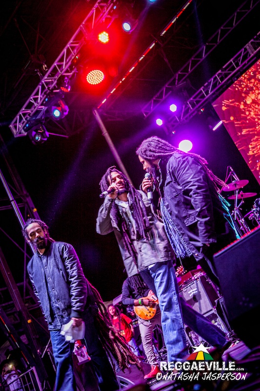 Damian, Stephen, Julian & Skip Marley @ 9Mile Music Festival 2016