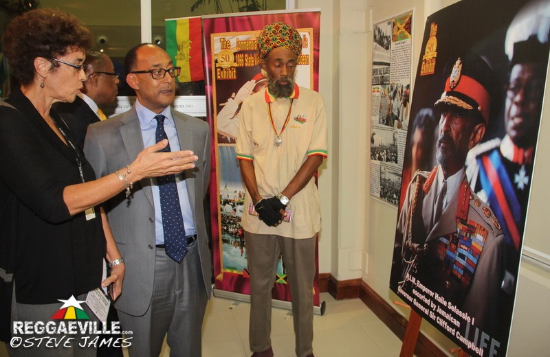 HIH Prince Ermias Sahle Selassie in Kingston, Jamaica @ UWI