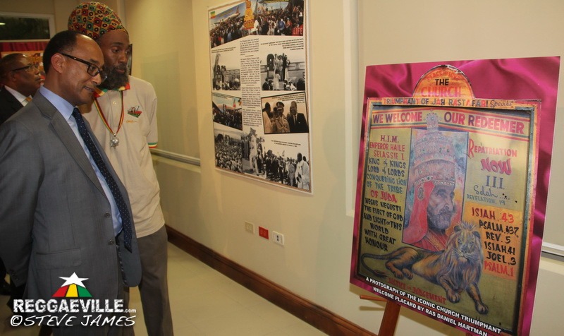 HIH Prince Ermias Sahle Selassie in Kingston, Jamaica @ UWI