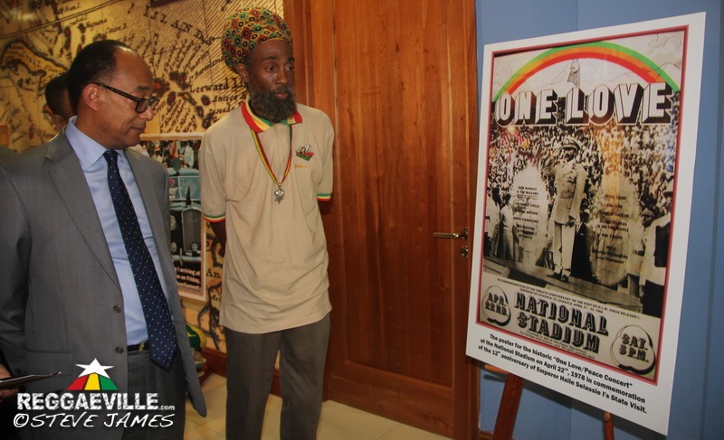 HIH Prince Ermias Sahle Selassie in Kingston, Jamaica @ UWI