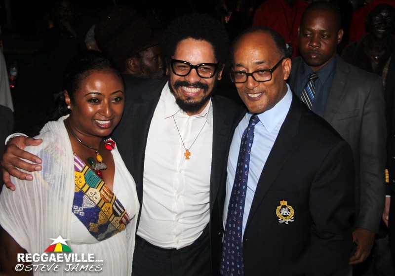 HIH Prince Ermias Sahle Selassie @ Bob Marley Museum in Kingston, Jamaica