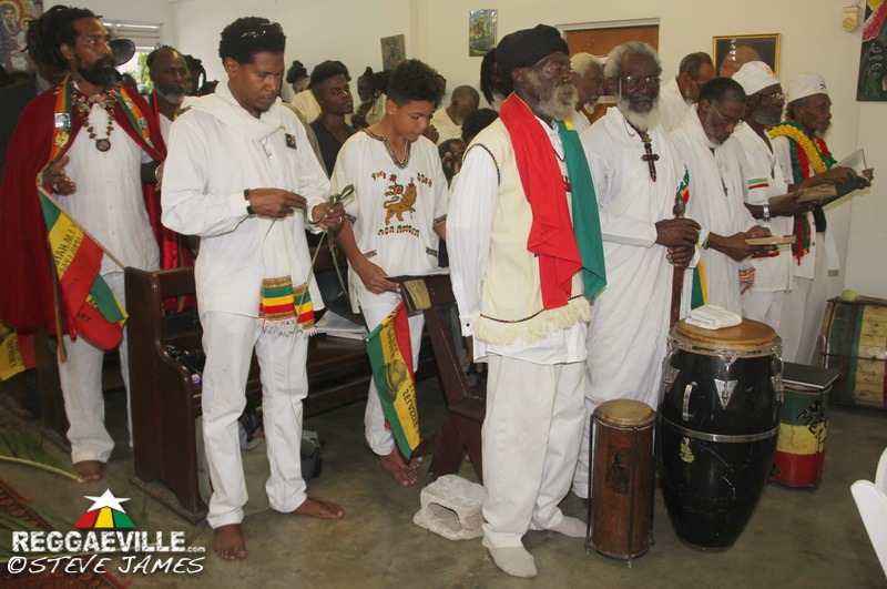 HIH Prince Ermias Sahle Selassie @ Ethiopian Orthodox Church in Kingston, Jamaica