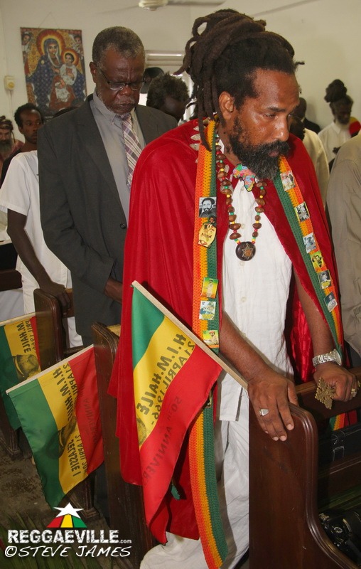 HIH Prince Ermias Sahle Selassie @ Ethiopian Orthodox Church in Kingston, Jamaica