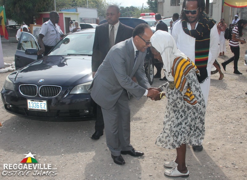 HIH Prince Ermias Sahle Selassie @ Ethiopian Orthodox Church in Kingston, Jamaica