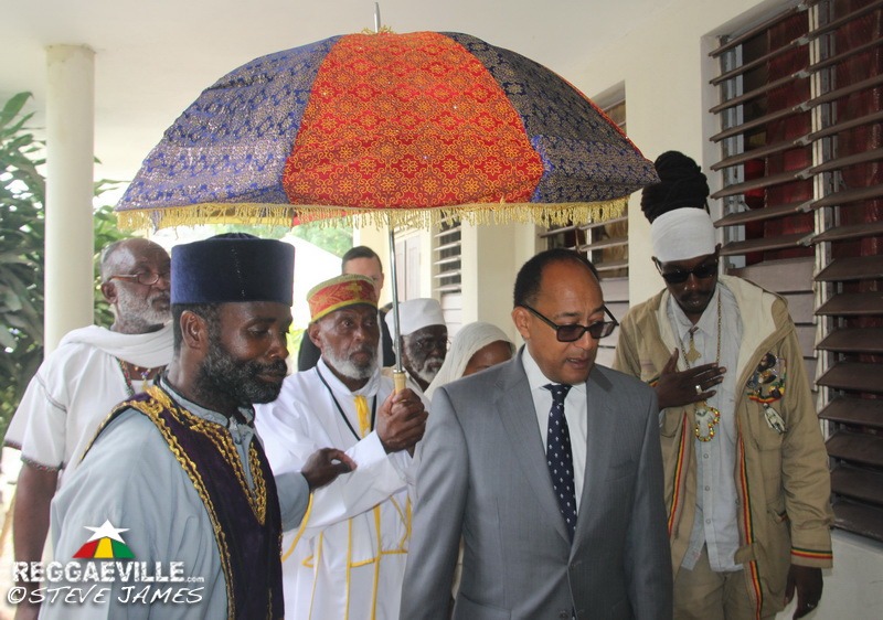 HIH Prince Ermias Sahle Selassie @ Ethiopian Orthodox Church in Kingston, Jamaica