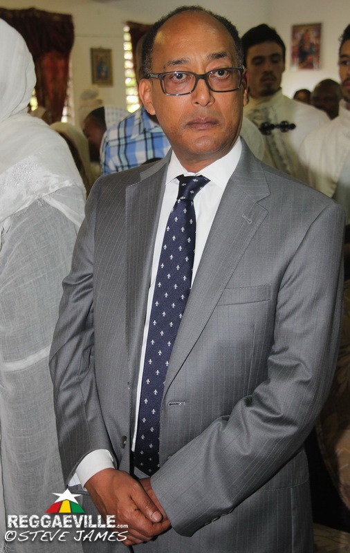 HIH Prince Ermias Sahle Selassie @ Ethiopian Orthodox Church in Kingston, Jamaica