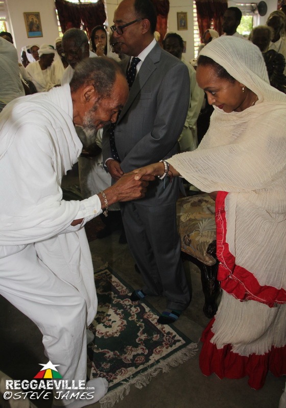 HIH Prince Ermias Sahle Selassie @ Ethiopian Orthodox Church in Kingston, Jamaica