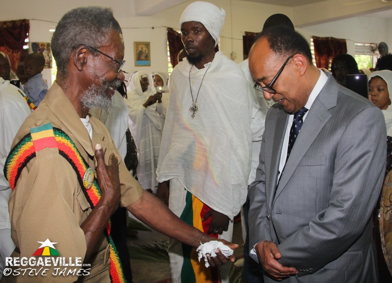 HIH Prince Ermias Sahle Selassie @ Ethiopian Orthodox Church in Kingston, Jamaica