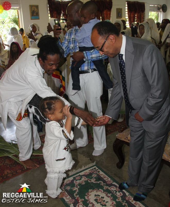 HIH Prince Ermias Sahle Selassie @ Ethiopian Orthodox Church in Kingston, Jamaica