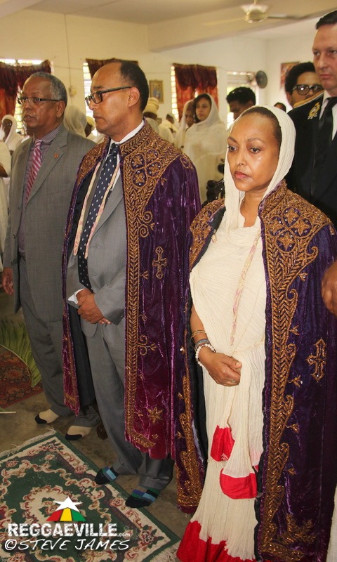 HIH Prince Ermias Sahle Selassie @ Ethiopian Orthodox Church in Kingston, Jamaica