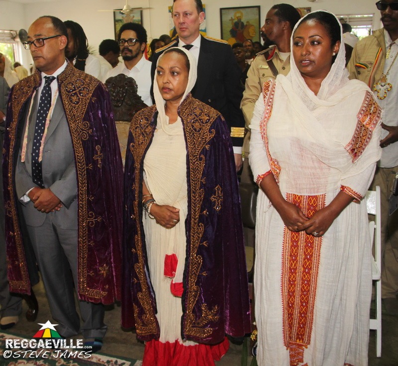 HIH Prince Ermias Sahle Selassie @ Ethiopian Orthodox Church in Kingston, Jamaica