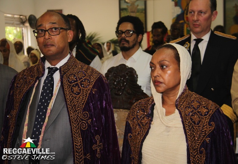 HIH Prince Ermias Sahle Selassie @ Ethiopian Orthodox Church in Kingston, Jamaica